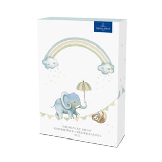 Posate per bambini Walk like an Elephant 4 pezzi - Acciaio inossidabile - Villeroy & Boch