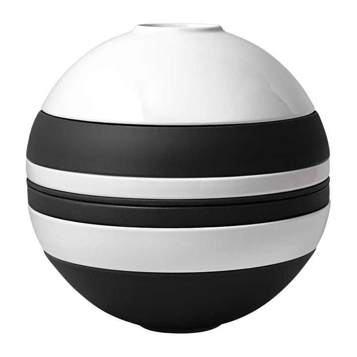 Servizio Iconic La Boule 7 pezzi, Nero-bianco Villeroy & Boch