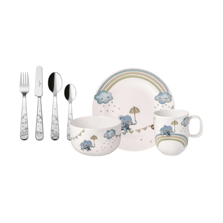 Servizio per bambini e posate Walk like an Elephant, 7 pezzi Villeroy & Boch