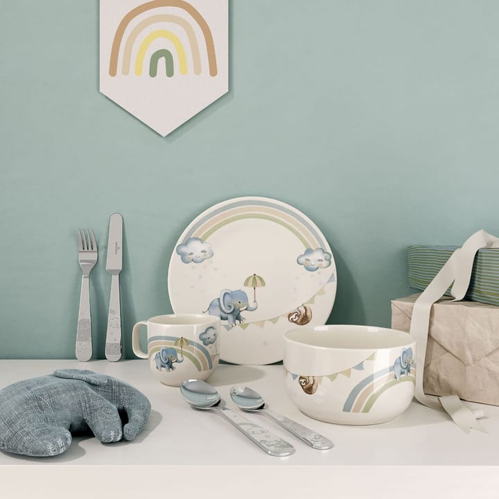 Servizio per bambini e posate Walk like an Elephant, 7 pezzi Villeroy & Boch