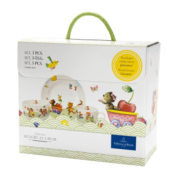 Stoviglie per bambini Hungry as a Bear, 3 pezzi Villeroy & Boch