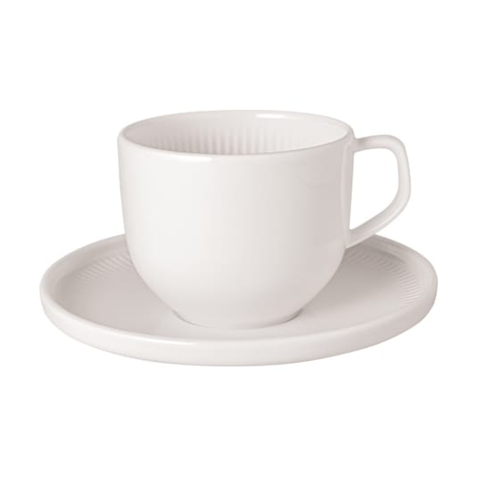 Tazza con piattino Afina - Bianco - Villeroy & Boch