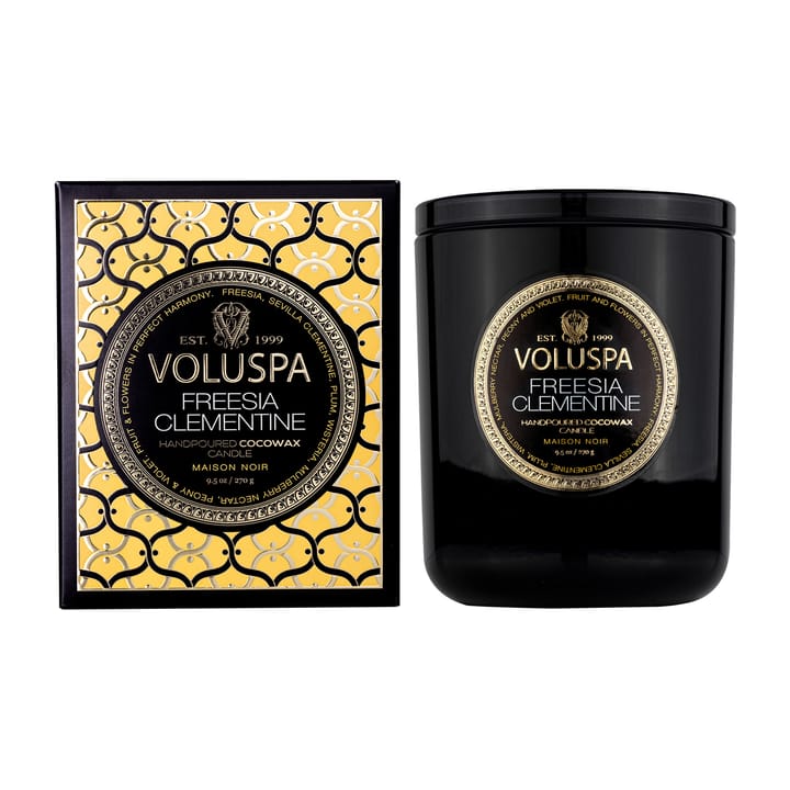 Candela profumata Classic Maison Noir 60 ore - Freesia clementine - Voluspa