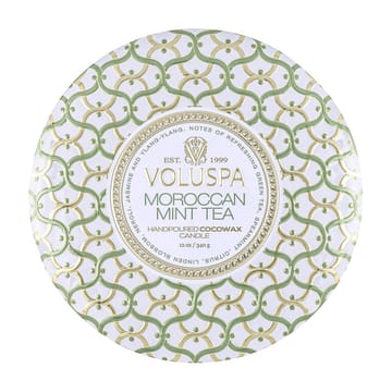 Candela profumata Maison Blanc latta con 3 stoppini 40 ore - Moroccan mint tea - Voluspa