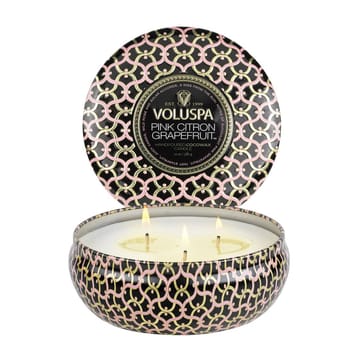 Candela profumata Maison Noir latta con 3 stoppini 40 ore - Pink citron grapefruit - Voluspa