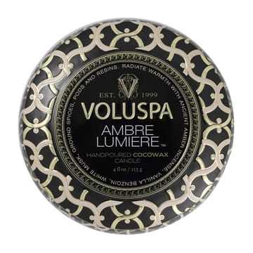 Candela profumata Maison Noir Mini Tin 25 ore - Ambre lumiere - Voluspa