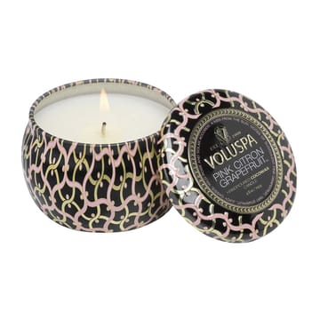 Candela profumata Maison Noir Mini Tin 25 ore - Pink citron grapefruit - Voluspa