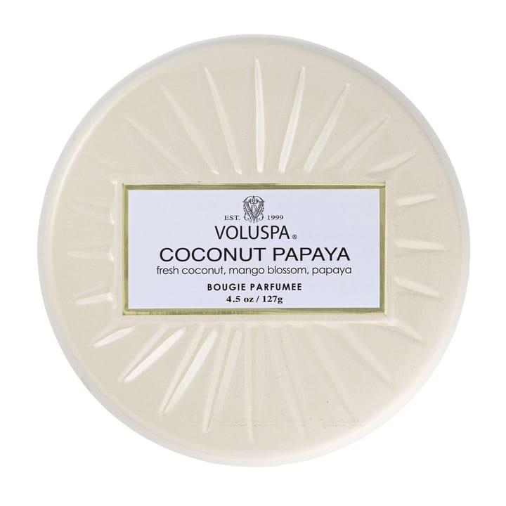 Candela profumata Vermeil Mini Tin 25 ore
, Coconut papaya Voluspa