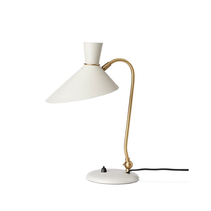 Lampada da tavolo Bloom - bianco caldo, struttura in ottone - Warm Nordic