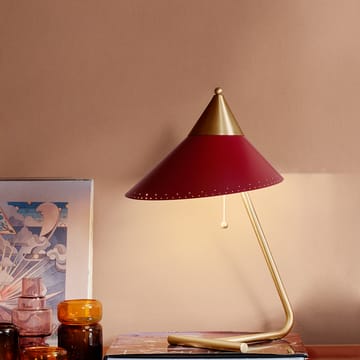 Lampada da tavolo Brass Top - bianco caldo, struttura in ottone - Warm Nordic