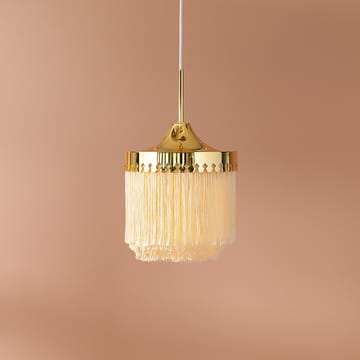 Lampadario Fringe - bianco crema, grande - Warm Nordic