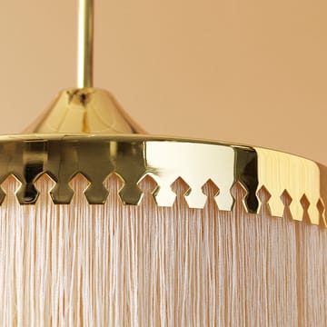 Lampadario Fringe - bianco crema, grande - Warm Nordic