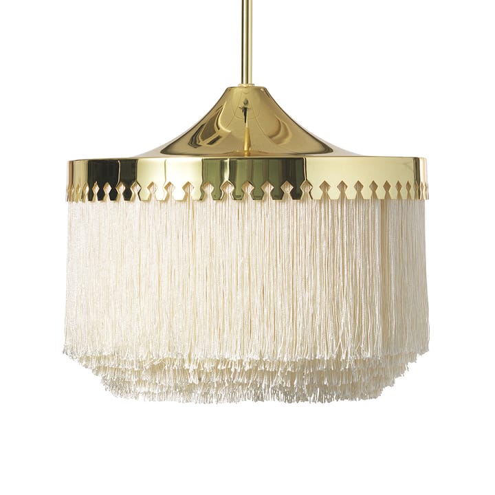 Lampadario Fringe - bianco crema, grande - Warm Nordic