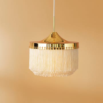 Lampadario Fringe - bianco crema, grande - Warm Nordic