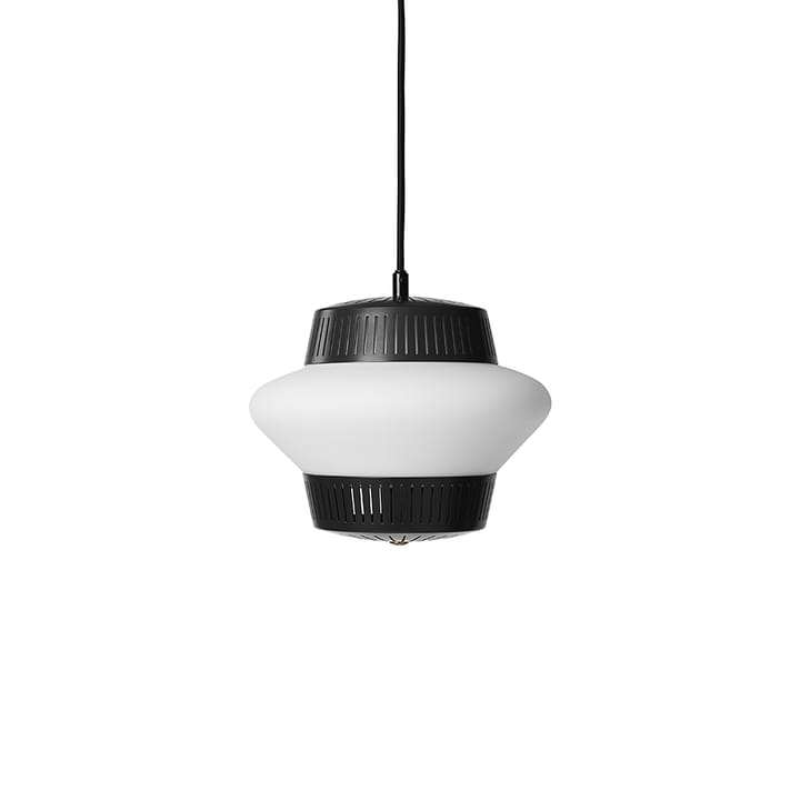 Lampadario Opal Arch - black noir, opale sabbiato - Warm Nordic