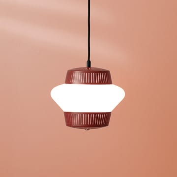 Lampadario Opal Arch - rosso uva, opale sabbiato - Warm Nordic