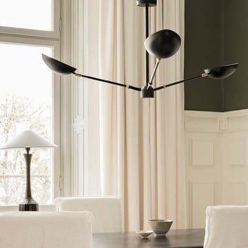 Lampadario da soffitto Spoon - Nero opaco, ottone - Watt & Veke