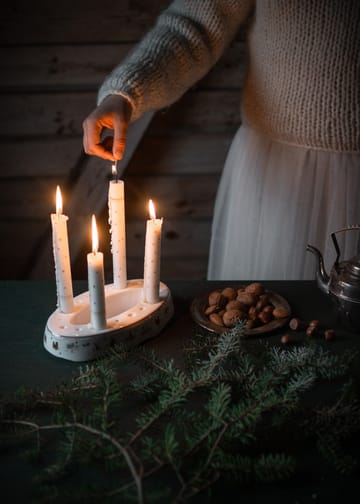 Portacandele Julemorgen Story - Bianco - Wik & Walsøe