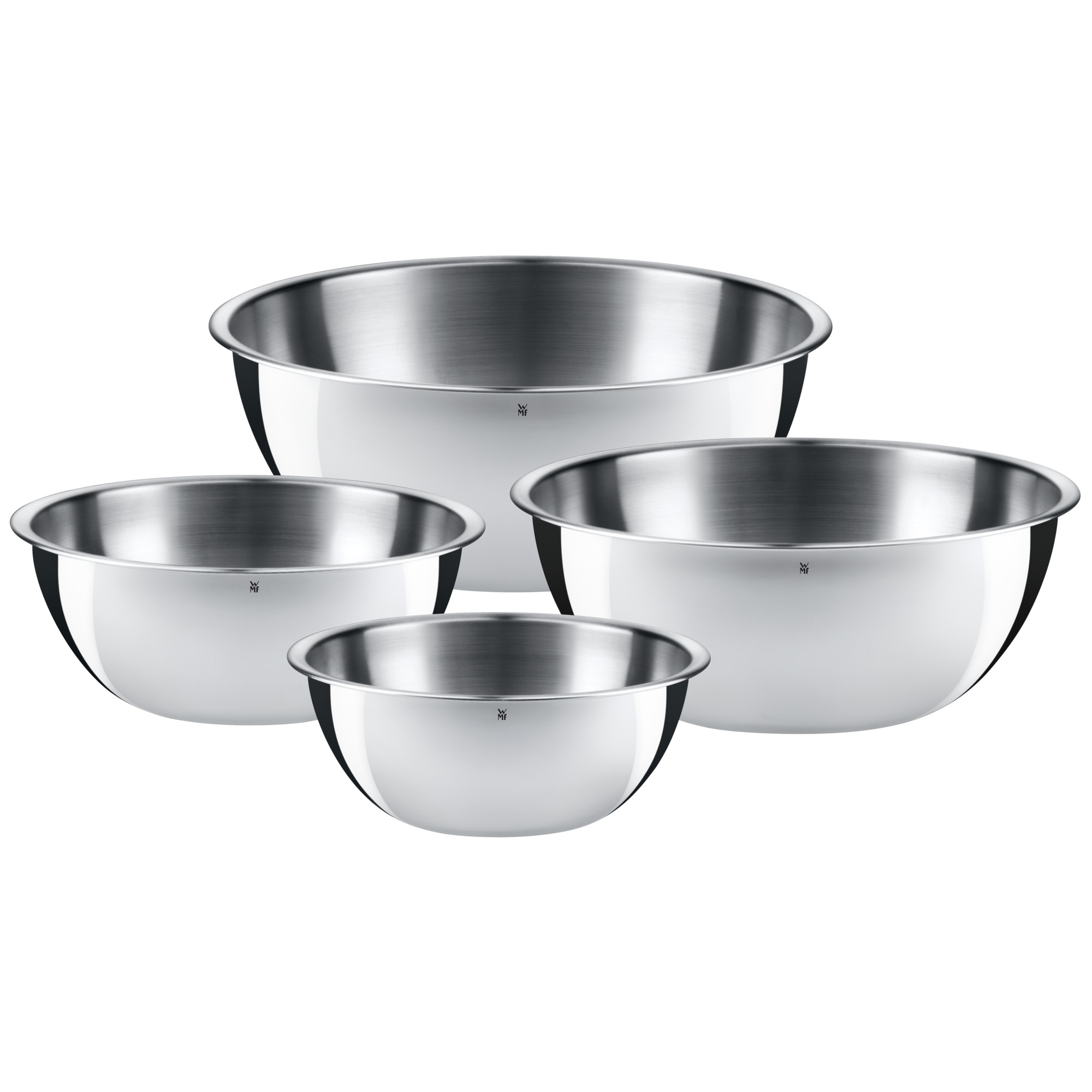 Set di ciotole da cucina Gourmet 4 pezzi, Acciaio inossidabile