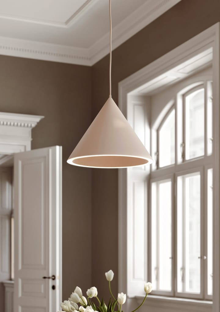 Lampadario Annular large, Beige Woud