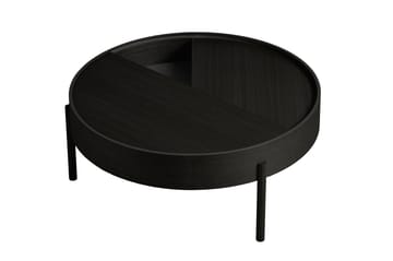 Tavolino Arc Ø 89 cm - Frassino tinto nero - Woud