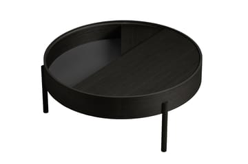 Tavolino Arc Ø 89 cm - Frassino tinto nero - Woud