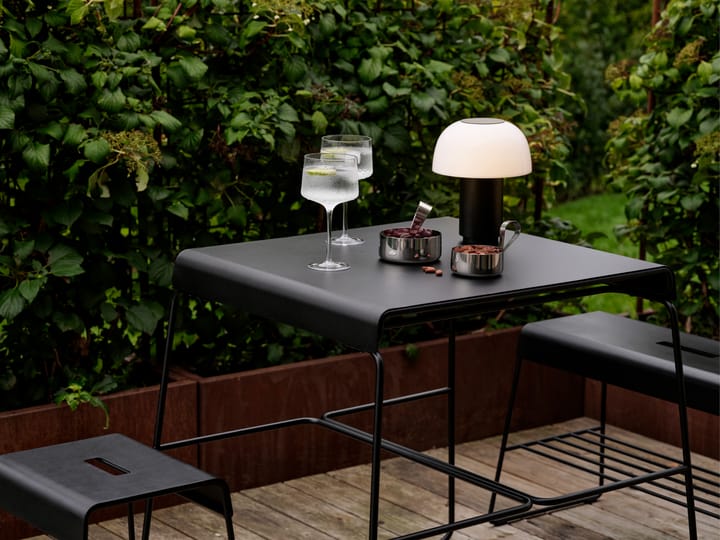 Panchina da esterno A-bench con ripiano 45 cm, Nero Zone Denmark