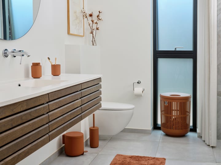 Tappeto bagno Tiles - Terracotta - Zone Denmark